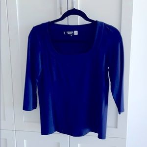 Yeager blue top